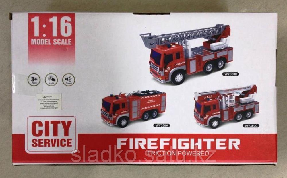 Игрушка Пожарная машина инерционная FireFighter Серии City Service 1:16 - фото 3 - id-p89170787