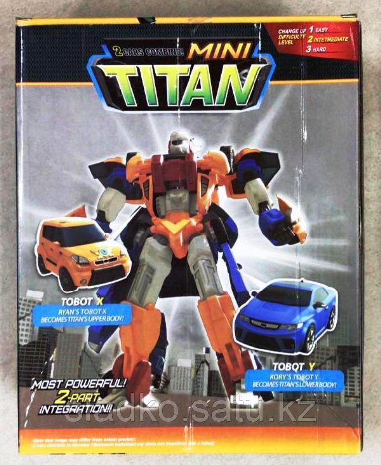 Робот трансформер механический Mini Titan 2 cars - фото 2 - id-p89170882