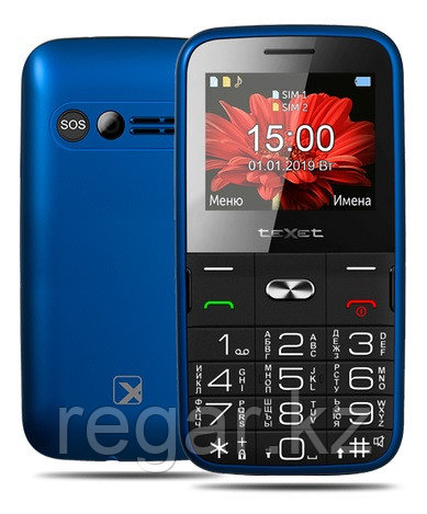 Мобильный телефон Texet TM-B227 синий