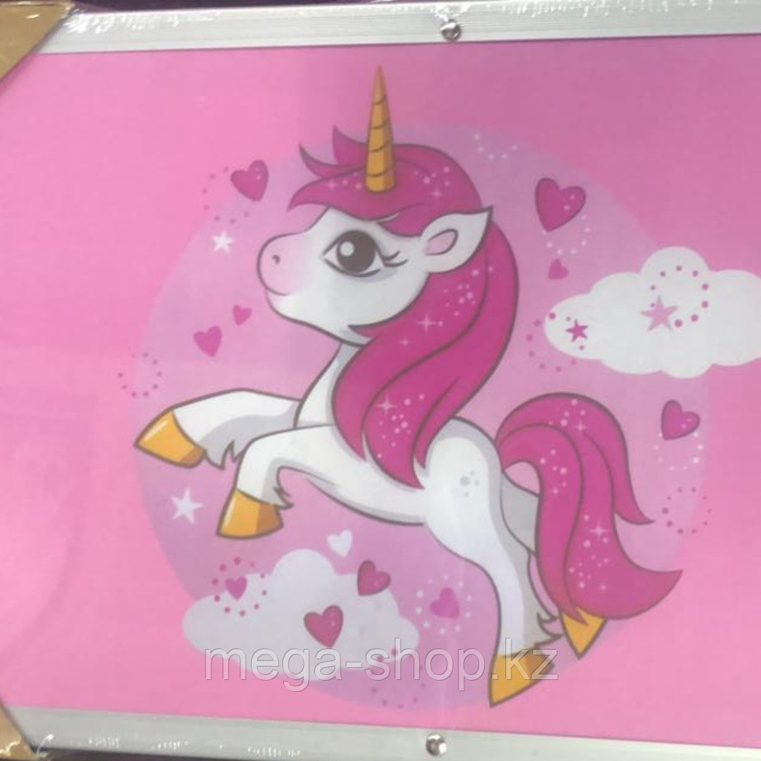 Набор для детского творчества "Единорог" в алюминиевом чемодане из 145 предметов Pink - фото 4 - id-p89171451