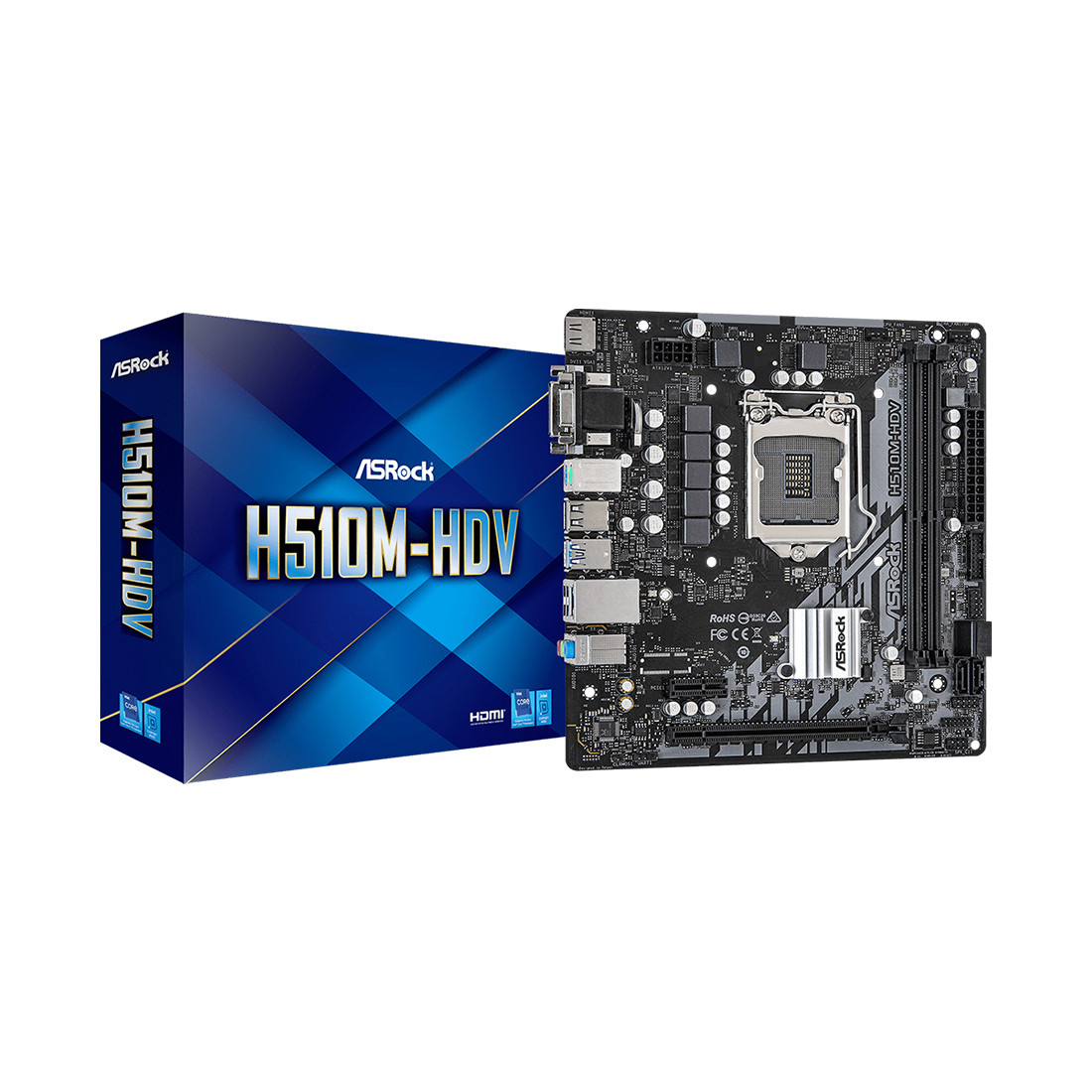 Материнская плата, ASRock, H510M-HDV