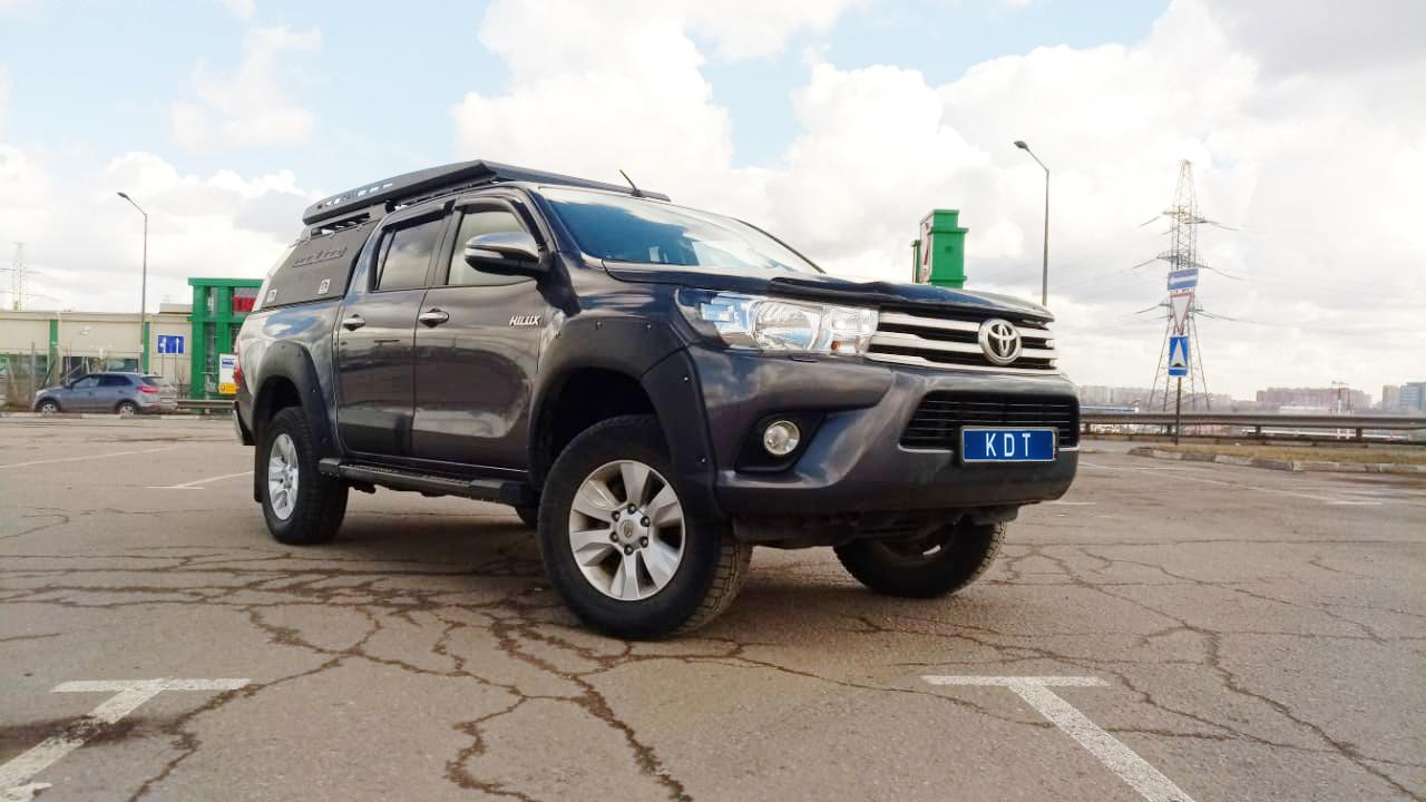 Кунг экспедиционный трехдверный VI поколения алюминиевый - Toyota Hilux