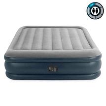 Кровать двуспальная с подголовником надувная со встроенным насосом INTEX 64136 Pillow Rest Raised Bed (64136,, фото 3