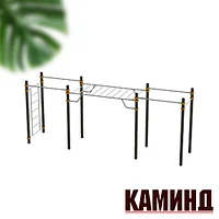 Спортивная площадка Воркаут 27 комплекс: рукоход, шведская стенка и 5 турников