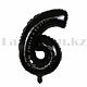 Воздушные шары цифры черные 71 сантиметр, от 0 до 9 - фото 7 - id-p89188059