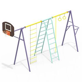 Гимнастический комплекс с баскетбольным щитом