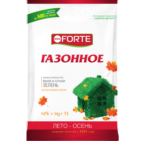 Удобрение ГАЗОННОЕ лето-осень, 5 кг, фото 1