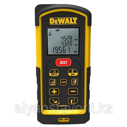 DeWalt, DW03101, Лазерный дальномер, 100м, ударопрочный, водонепроницаемый, метрическая/дюймовая сис, фото 2