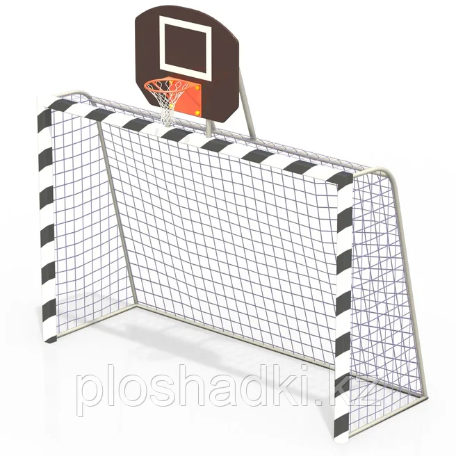 Ворота с баскетбольным щитом без сетки