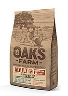 OAKS FARM GF сухой корм для кошек Белая рыба 2кг