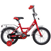 Велосипед NOVATRACK 18", URBAN, красный, защита А-тип, тормоз нож., крылья и багажник хром.
