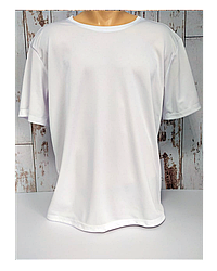 Футболка Оверсайз "Сэндвич" 42 (2XS) "Unisex" цвет: белый