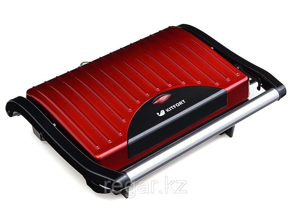 Бутербродница Kitfort КТ-1609 Panini Maker красный