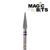 Бор алмазный капля красно-синяя 030 мм, Magic Bits