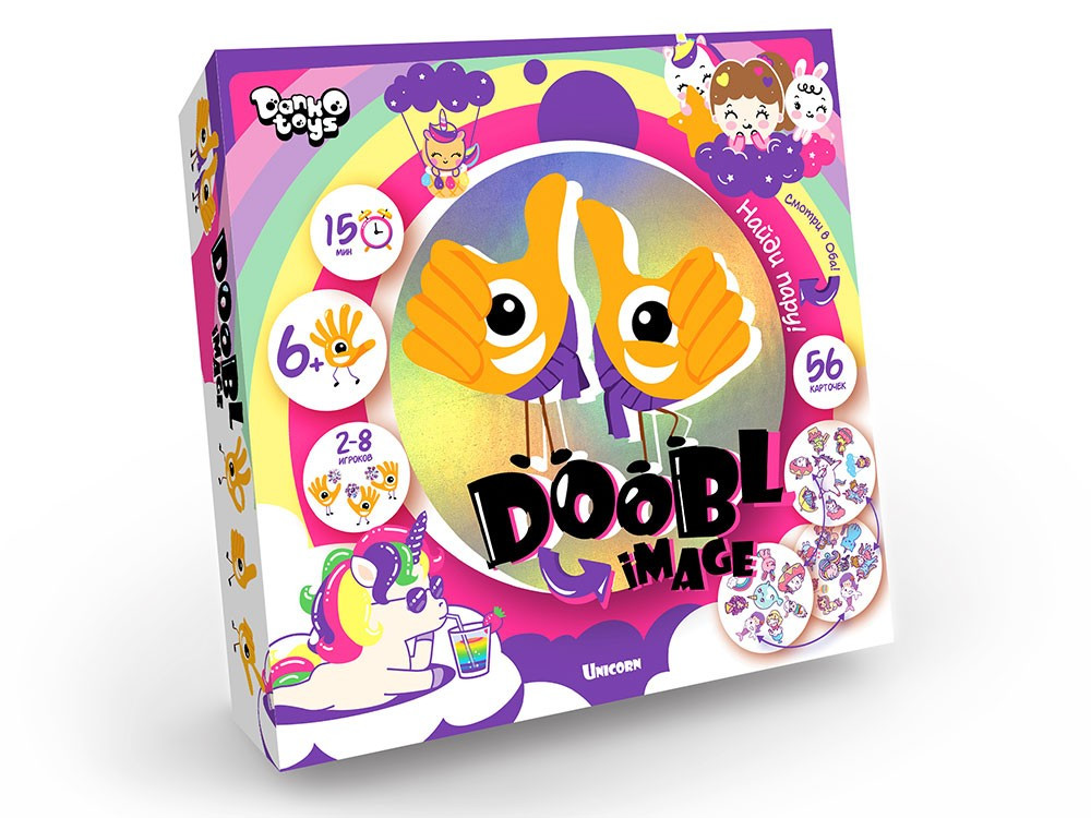 Игра настольная "Dooble image.Unicorn"