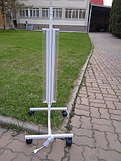Облучатель с озоном передвижная двухламповая на 60 см кварцевая бактерицидная лампа на колёсах, фото 2