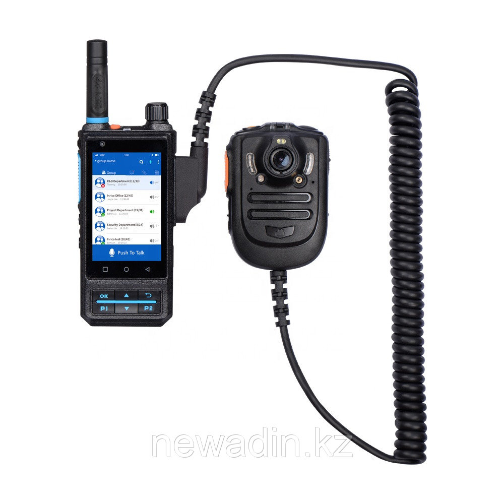 Носимый видеорегистратор 4G+WiFi+GPS+PTT (рация) - фото 2 - id-p89219231