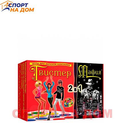 Семейная игра "Твистер+Мафия 2 в 1", фото 1