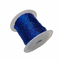 Шнур для рукоделий -плетеный синий