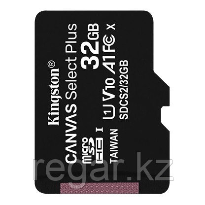 Карта памяти MicroSD 32GB Class 10 (UHS-I) Kingston SDCS2/32GBSP