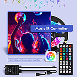 Музыкальный контроллер с 44 кнопочным пультом  для RGB  лент 5050 3528, фото 2