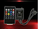 Музыкальный контроллер с 20 кнопочным пультом для RGB светодиодных лент, фото 7