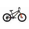 Велосипед ALTAIR MTB HT 20 2.0 disc (20" 6 ск. рост 10.5") 2020-2021, черный/оранжевый, RBKT11N06002
