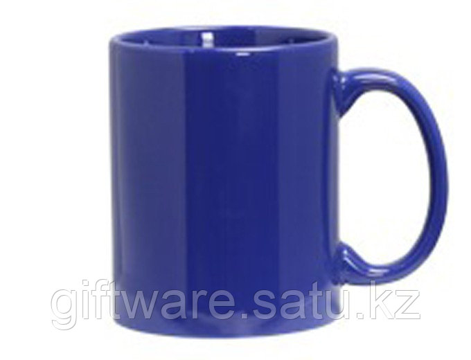 Керамическая кружка, синяя - фото 1 - id-p89235283