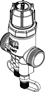 Автоматический балансировочный клапан Cimberio CIM 717 DN15 AB-QM - фото 3 - id-p89235315