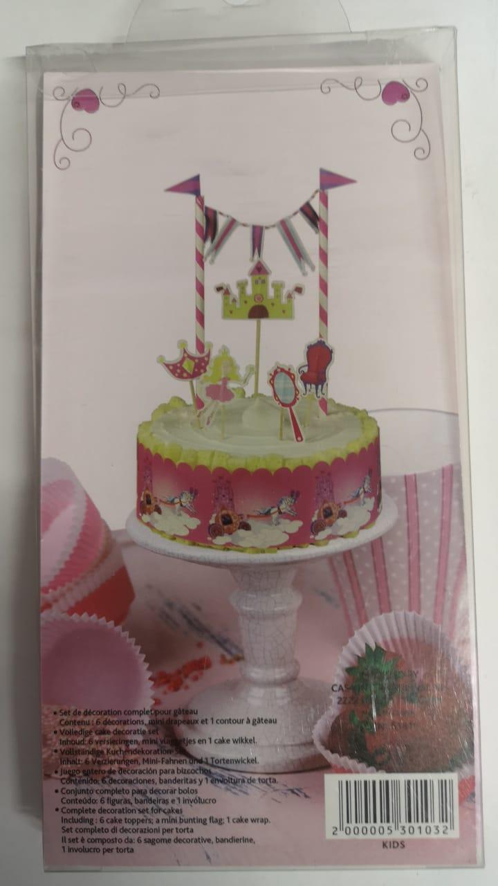 Флажки на торт, гирлянда на торт, принцесса - фото 2 - id-p89237293