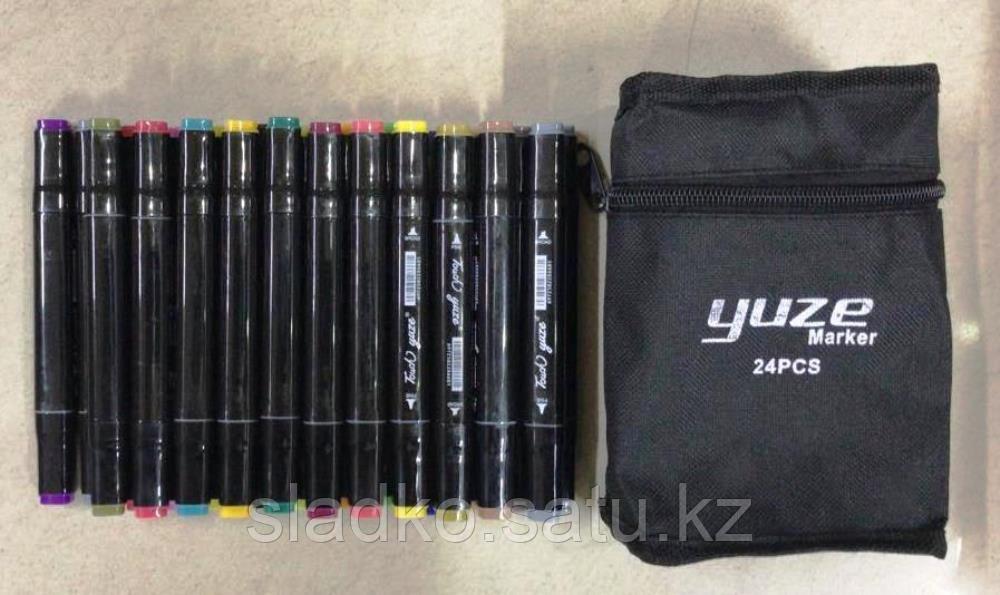 Набор маркеров для скетчинга 24 цвета Yuze Marker 24pcs - фото 2 - id-p89240674