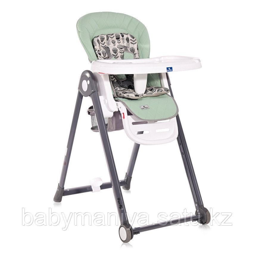 Стульчик для кормления Lorelli PARTY Зеленый / FROSTY GREEN LEATHER 2135