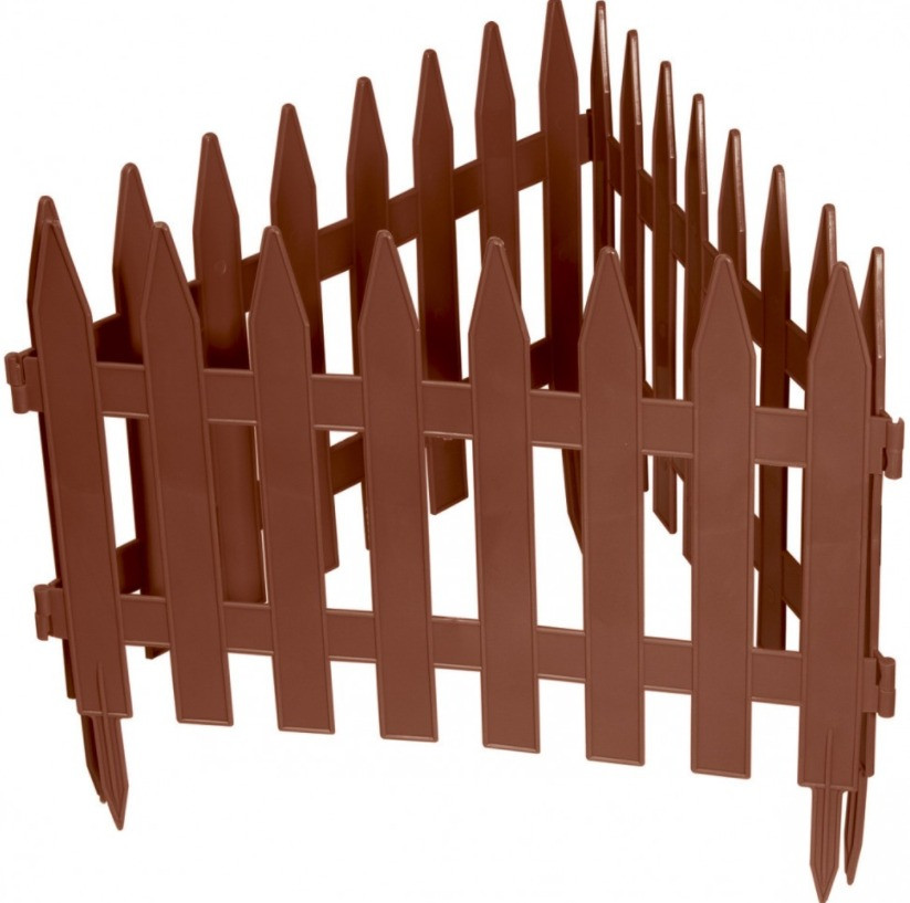 Декоративный забор "Рейка" терракот 28 х 300 см Palisad 65007 (002) - фото 1 - id-p89241676