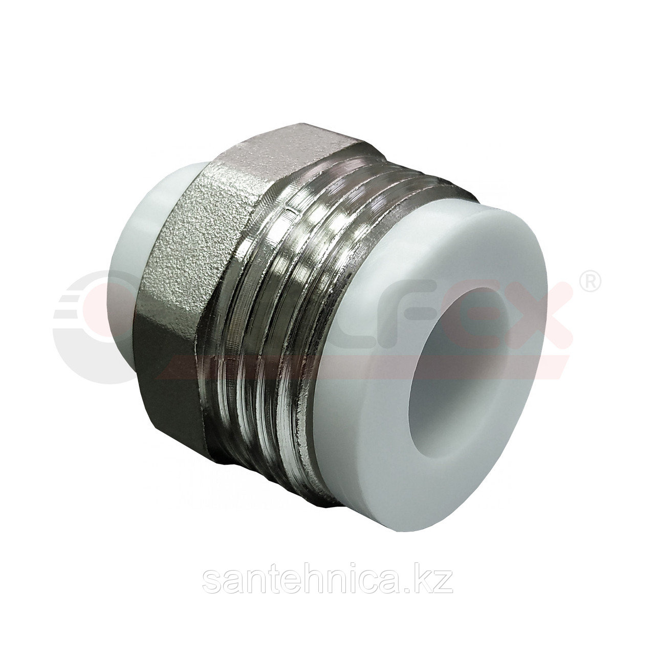 Штуцер НР 32x1 1/4" (120/20) (Valfex) БЕЛЫЙ
