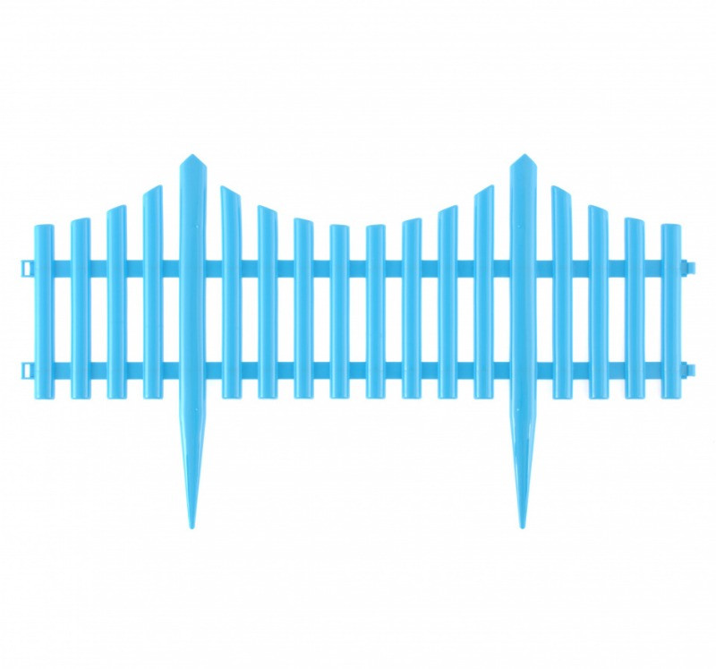 Декоративный забор "Гибкий" голубой 24 х 300 см Palisad 65019 (002)