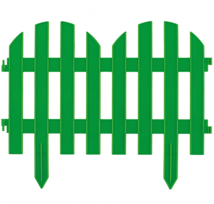 Декоративный забор "Романтика" зеленый 28 х 300 см Palisad 65022 (002) - фото 1 - id-p89241815