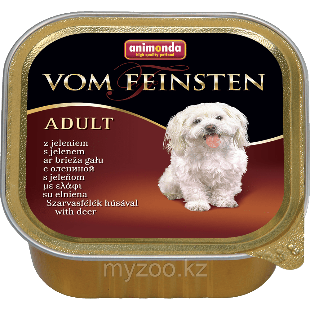 Консервы Vom Feinsten Adult с олениной для взрослых собак, 150 гр