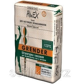Штукатурка гипсовая универсальная "GRENDER" 30 кг., фото 2