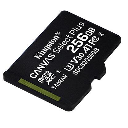 Kingston SDCS2/256GBSP Карта памяти 256GB microSDXC Canvas Select Plus 100R A1 C10 Card, без адаптера