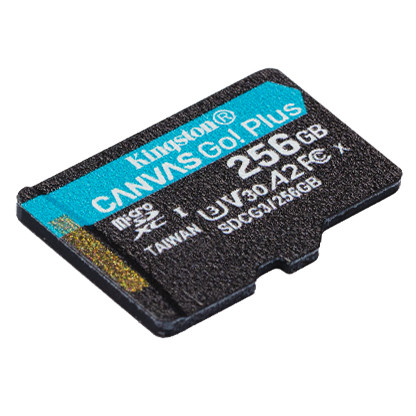 Kingston SDCG3/256GBSP карта памяти 256GB microSDXC Go U3 V30 Card без адаптера - фото 2 - id-p89254005