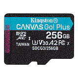 Kingston SDCG3/256GBSP карта памяти 256GB microSDXC Go U3 V30 Card без адаптера, фото 3