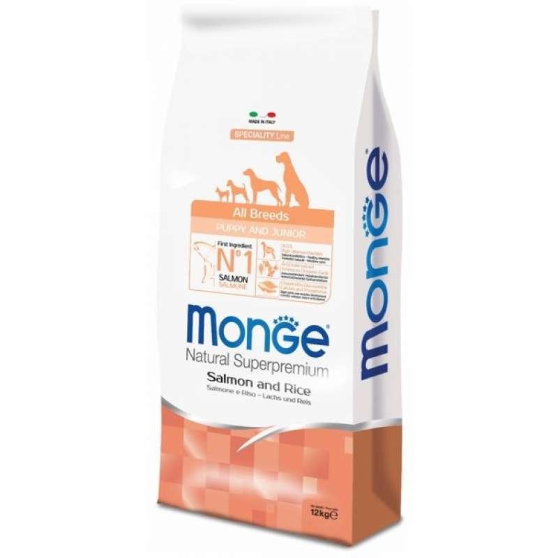 Monge Корм для щенков всех пород, Лосось