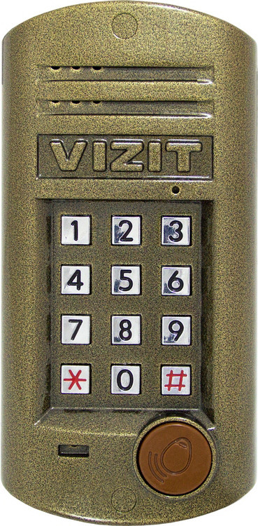VIZIT БВД-315FCP блок вызова аудиодомофона - фото 1 - id-p89271327