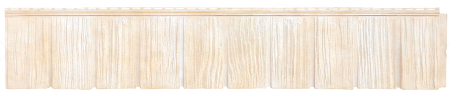 Панель фасадная  "ЯФАСАД" Слоновая кость Сибирская дранка 257x1631 мм 0,42 (м²) Grand Line, фото 1