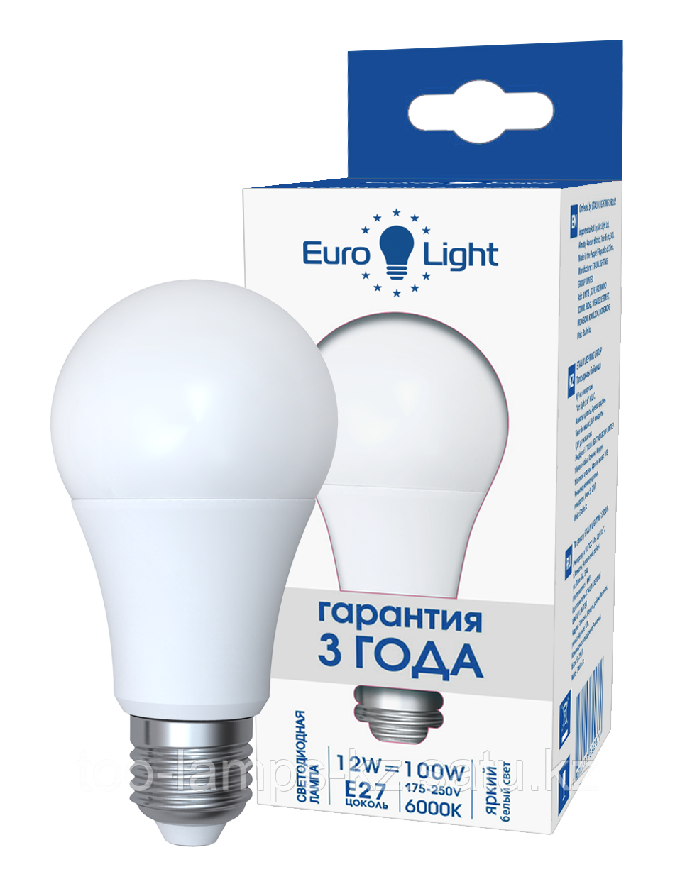 Светодиодная лампа EL-201-A60-12-6K-E27-FR Etalin