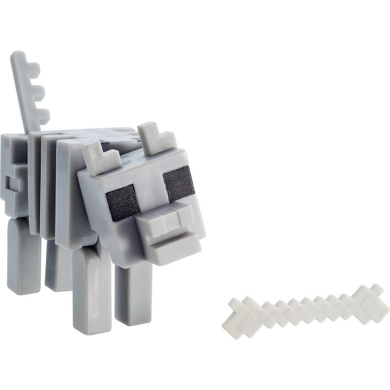 Minecraft Фигурка Майнкрафт Волк-Скелет, 7 см