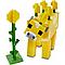 Minecraft Фигурка Майнкрафт Лютиковая корова с аксессуарами, 7 см, фото 2