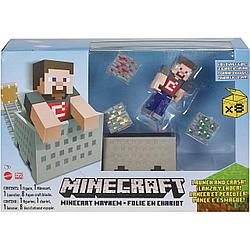 Minecraft Набор Разрушителя Майнкрафт с вагонеткой и пускателем, GVL55
