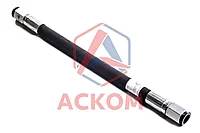 ШЛАНГ ВЫСОКОГО ДАВЛЕНИЯ (ГУР) L=324ММ (ПОЛЮС АЛЬФА) ГАЙКА-ГАЙКА М18ХМ18 (ОАО КАМАЗ)