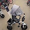 Детский трехколесный велосипед Future серый